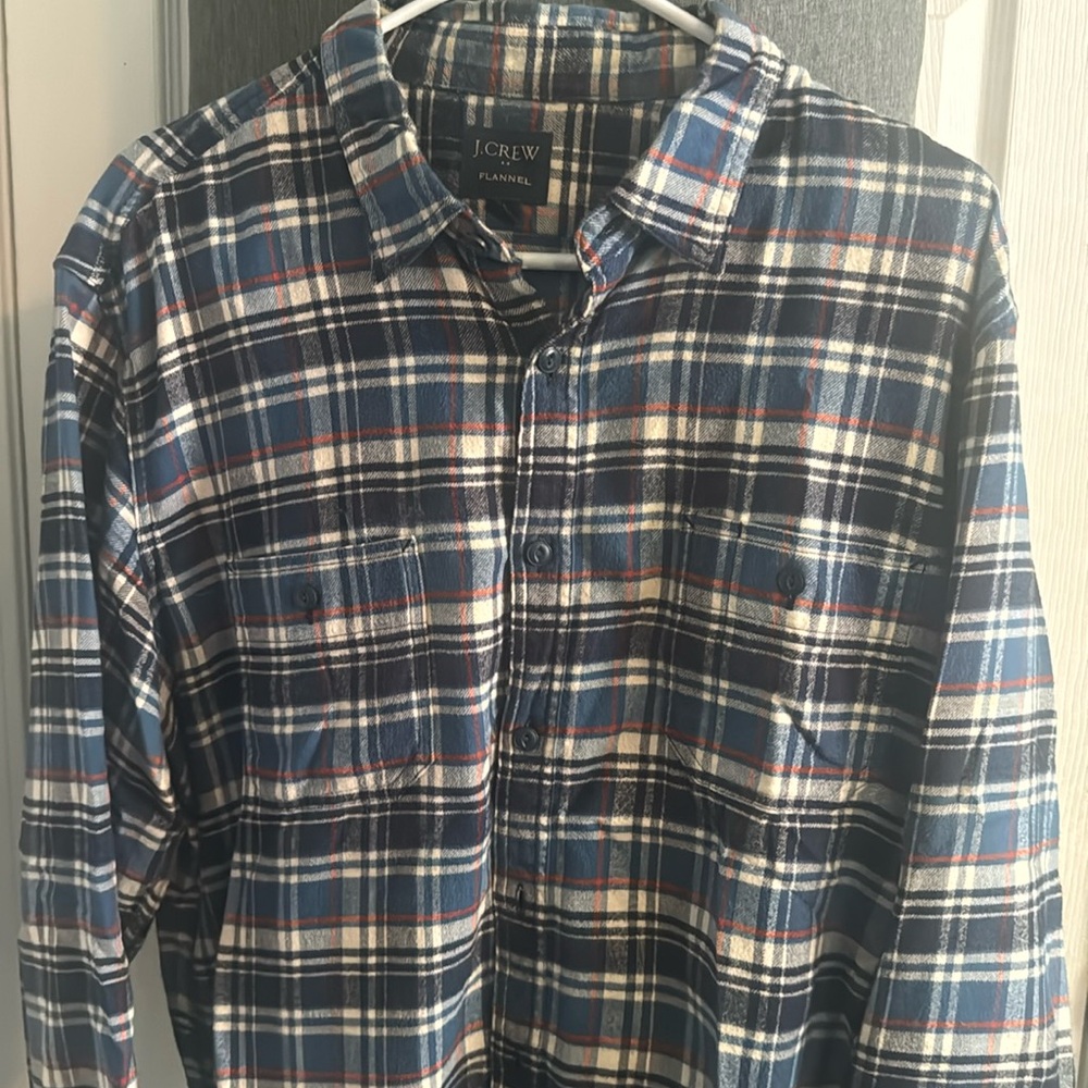 Men’s XL Flannel J Crew button down shirt